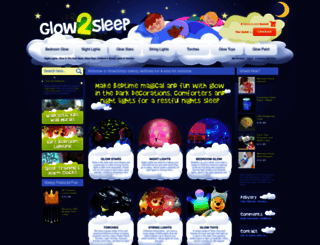 glow2sleep.co.uk screenshot