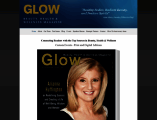 glowbeautymag.com screenshot
