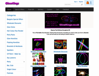 glowkings.co.uk screenshot