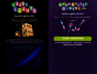 glowlightsdirect.com screenshot