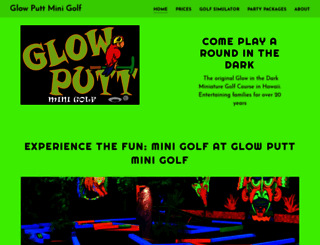 glowputtminigolf.com screenshot