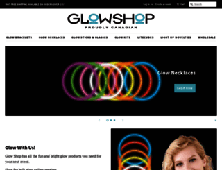 glowshop.ca screenshot
