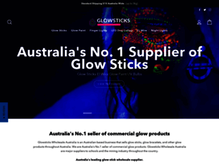 glowsticksltd.com.au screenshot