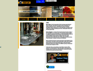 gluechipglass.com screenshot