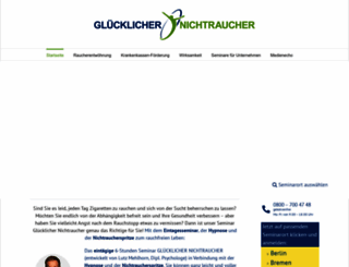 gluecklicher-nichtraucher.de screenshot