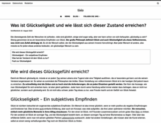 glueckseeligkeit-blog.de screenshot