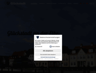 glueckstadt-tourismus.de screenshot