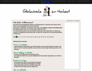 glueckwuensche-zur-hochzeit.info screenshot