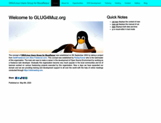 glug4muz.org screenshot