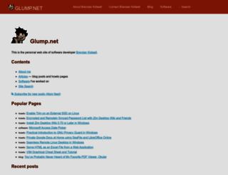 glump.net screenshot