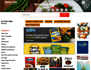 glutenfreeresourcedirectory.com screenshot