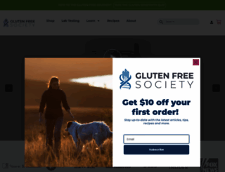 glutenfreesociety.org screenshot
