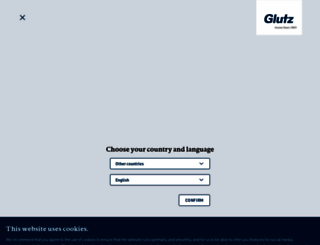 glutz.com screenshot