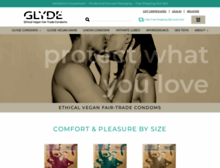 glydecondoms.com screenshot