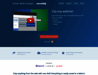 gmail-web-clipper.com screenshot