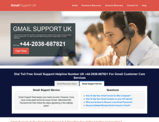 gmail.supportnumberuk.co.uk screenshot
