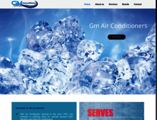 gmairconditioners.com screenshot