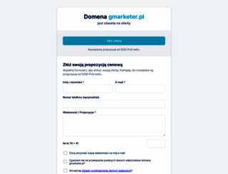 gmarketer.pl screenshot