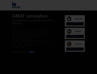 gmat.ie.edu screenshot