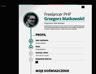gmatkowski.pl screenshot