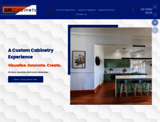 gmcabinets.com.au screenshot