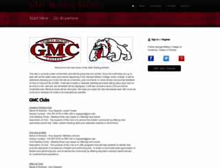 gmcbulldogbulletin.webs.com screenshot