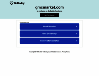 gmcmarket.com screenshot