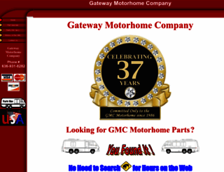 gmcmotorhomeparts.com screenshot