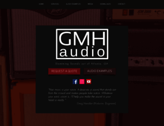 gmhaudio.com screenshot
