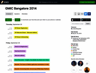 gmicbangalore2014.sched.org screenshot