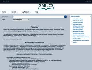 gmilcs.org screenshot