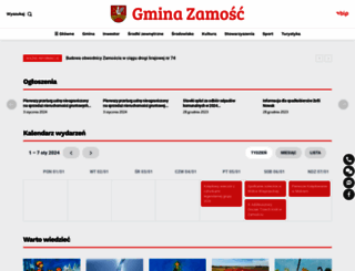 gminazamosc.pl screenshot