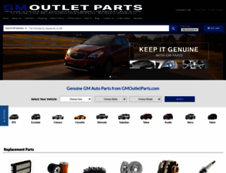 gmoutletparts.com screenshot
