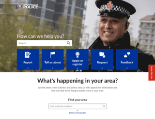 gmp.police.uk screenshot