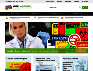 gmplabeling.com screenshot