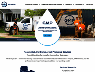 gmpplumbingstl.com screenshot