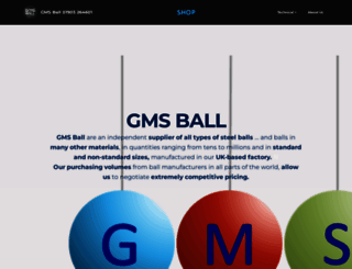 gmsball.co.uk screenshot