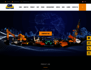 gmtractors.net screenshot