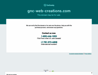 gnc-web-creations.com screenshot