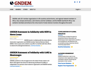 gndem.org screenshot