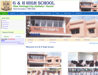 gnhschool.org.in screenshot