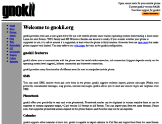 gnokii.org screenshot