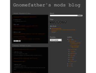 gnomefather.blogspot.com screenshot