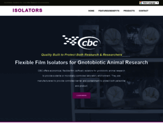 gnotobioticisolators.com screenshot