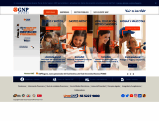 gnp.com.mx screenshot