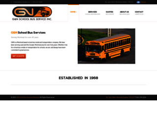 gnschoolbus.ca screenshot
