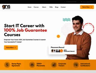 gnstechnologies.in screenshot