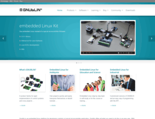 gnublin.embedded-projects.net screenshot
