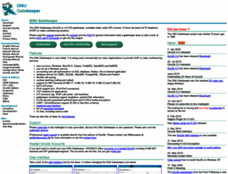 gnugk.org screenshot