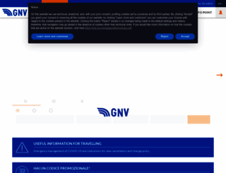 gnv-staging.gnv.it screenshot